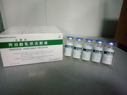 Bom preço. A emulsão injetável anestésica de 2% 10ML 50ML Propofol terminou formulários de dosagem on-line